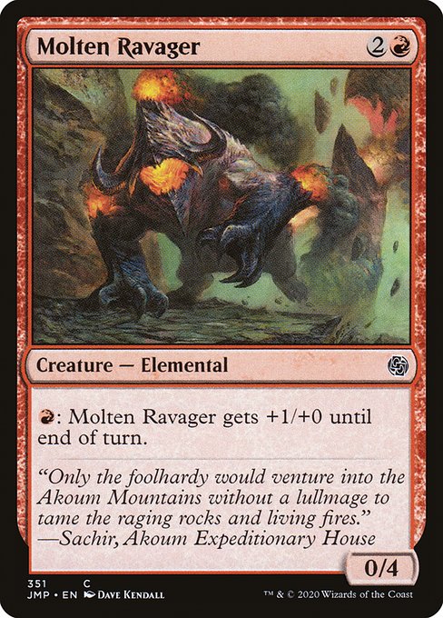 【EN】溶鉄の荒廃者/Molten Ravager [JMP] 赤C No.351