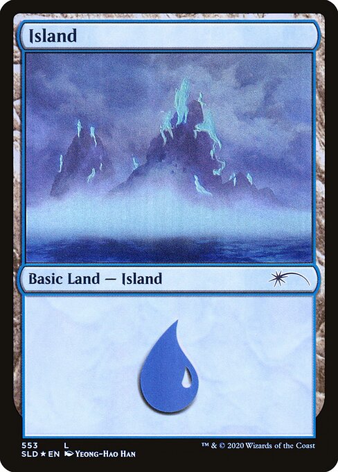 【Foil】【EN】島/Island [SLD] 無C No.553