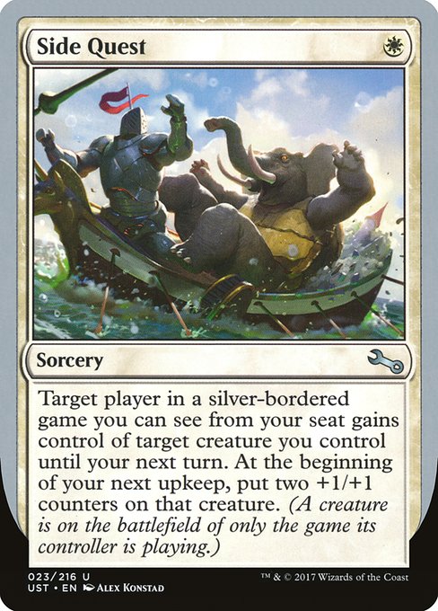 【Foil】【EN】Side Quest [UST] 白U No.23