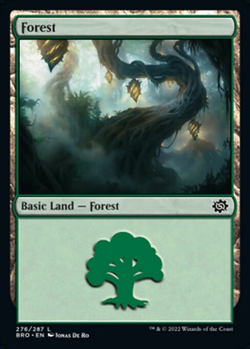 【Foil】【EN】森/Forest [BRO] 無C No.276