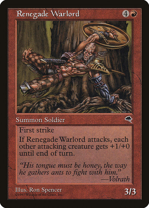 【EN】背教の大将軍/Renegade Warlord [TMP] 赤U No.197