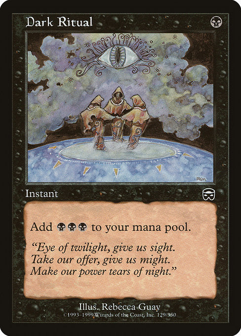 【Foil】【EN】暗黒の儀式/Dark Ritual [MMQ] 黒C No.129