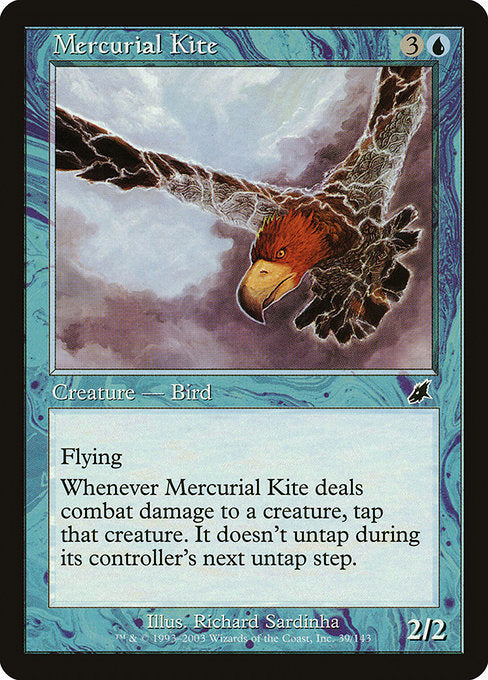 【Foil】【EN】気まぐれなトビ/Mercurial Kite [SCG] 青C No.39