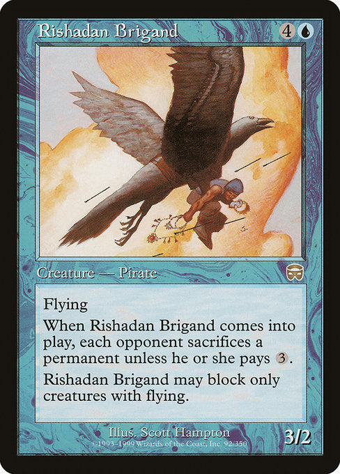 【Foil】【EN】リシャーダの盗賊/Rishadan Brigand [MMQ] 青R No.92