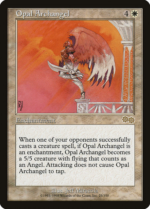 【EN】オパールの大天使/Opal Archangel [USG] 白R No.23