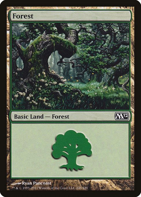 【Foil】【EN】森/Forest [M12] 無C No.249