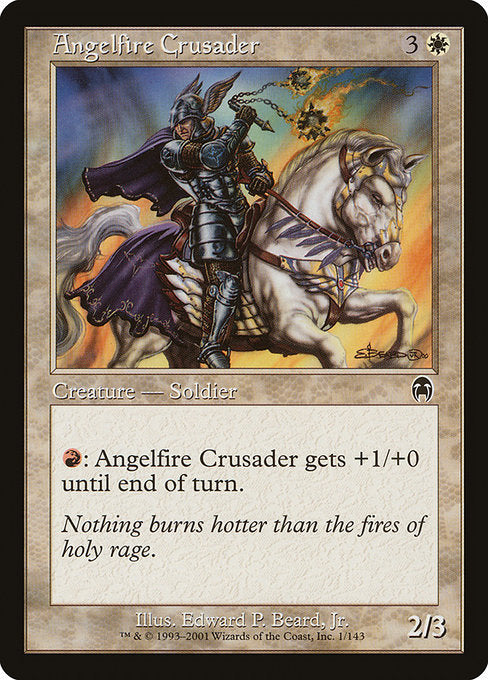 【Foil】【EN】天使の炎の十字軍/Angelfire Crusader [APC] 白C No.1