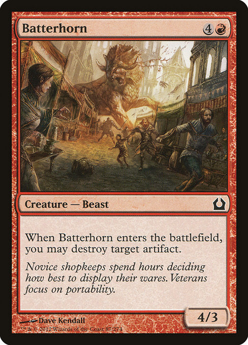 【Foil】【EN】乱打角/Batterhorn [RTR] 赤C No.87