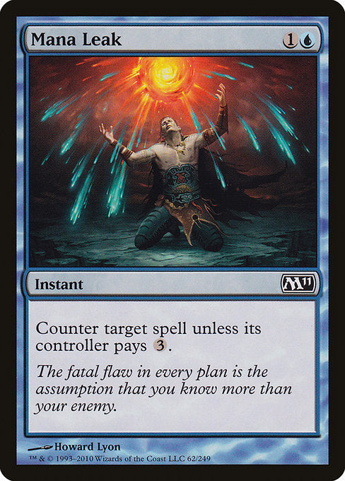 【Foil】【EN】マナ漏出/Mana Leak [M11] 青C No.62