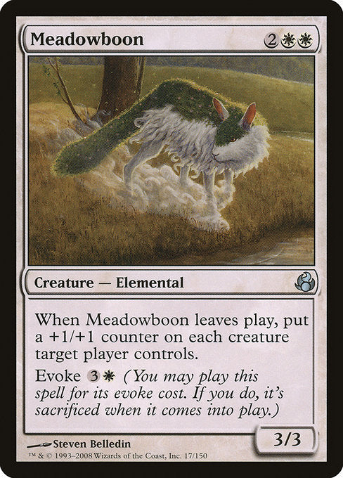 【Foil】【EN】草原恵み/Meadowboon [MOR] 白U No.17