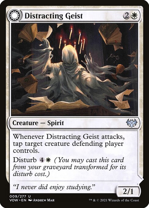 【Foil】【EN】Distracting Geist // Clever Distraction [VOW] 混U No.9
