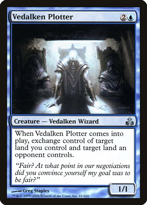 【Foil】【EN】ヴィダルケンの策謀者/Vedalken Plotter [GPT] 青U No.41