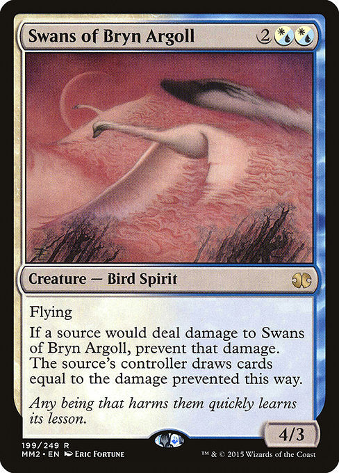 【Foil】【EN】ブリン・アーゴルの白鳥/Swans of Bryn Argoll [MM2] 混R No.199