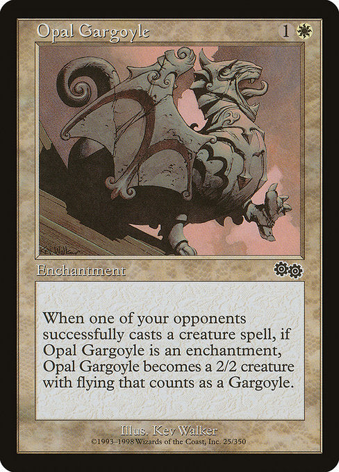 【EN】オパールのガーゴイル/Opal Gargoyle [USG] 白C No.25