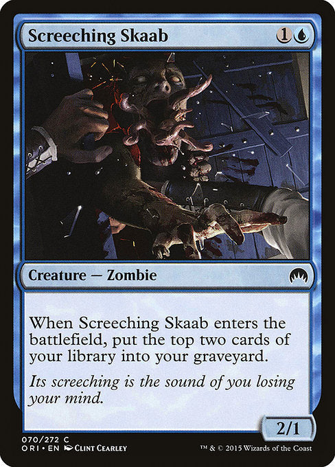 【EN】金切り声のスカーブ/Screeching Skaab [ORI] 青C No.70
