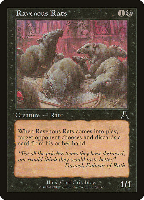 【EN】貪欲なるネズミ/Ravenous Rats [UDS] 黒C No.68