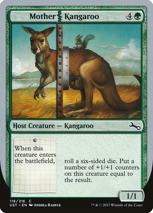 【Foil】【EN】Mother Kangaroo [UST] 緑C No.116