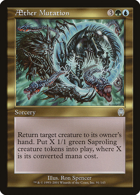【Foil】【EN】Aether Mutation/Aether Mutation [APC] 金U No.91