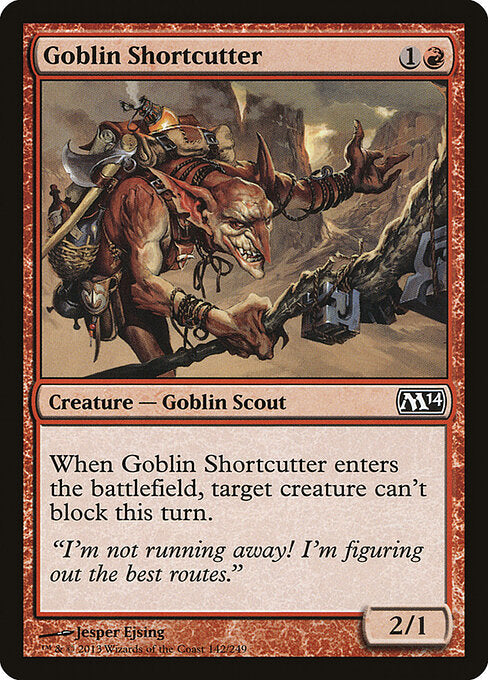 【Foil】【EN】ゴブリンの近道抜け/Goblin Shortcutter [M14] 赤C No.142