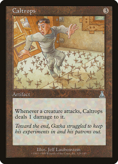 【Foil】【EN】鉄びし/Caltrops [UDS] 茶U No.129