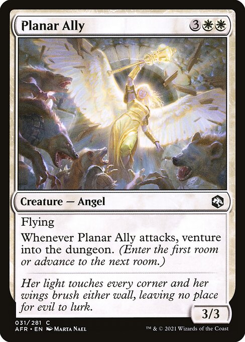 【Foil】【EN】プレイナー・アライ/Planar Ally [AFR] 白C No.31