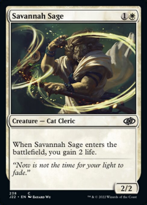 【EN】サバンナの賢者/Savannah Sage [J22] 白C No.238