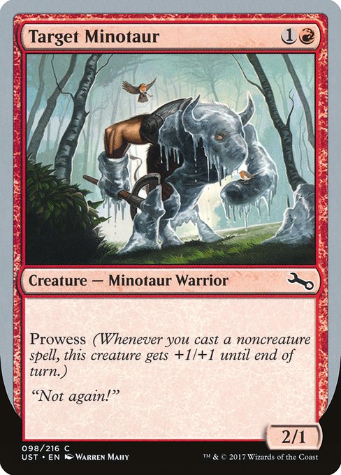 【Foil】【EN】Target Minotaur [UST] 赤C No.98a