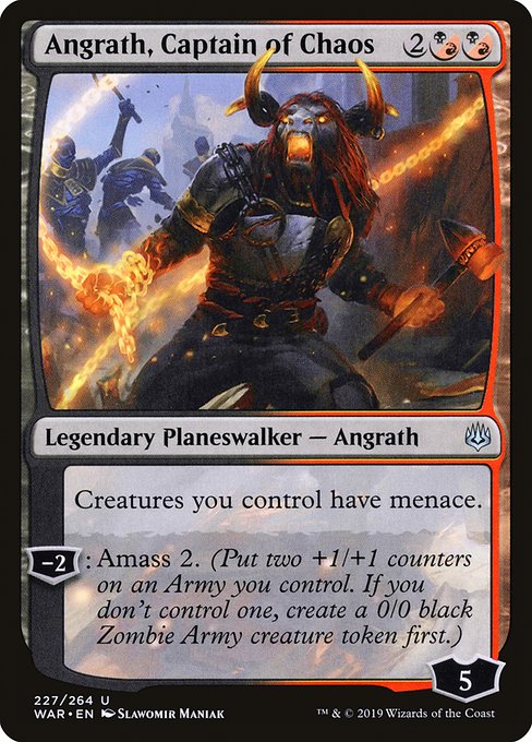 【EN】混沌の船長、アングラス/Angrath, Captain of Chaos [WAR] 混U No.227