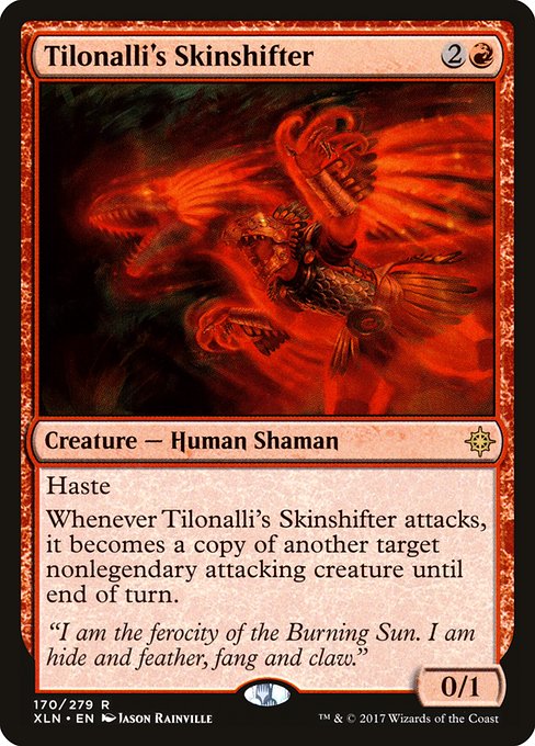 【Foil】【EN】ティロナーリの肌変わり/Tilonalli's Skinshifter [XLN] 赤R No.170