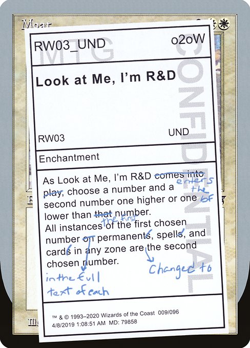 【EN】Look at Me, I'm R&D [UND] 白R No.9