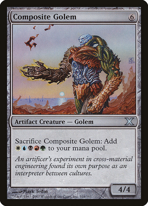 【Foil】【EN】合成ゴーレム/Composite Golem [10E] 茶U No.318