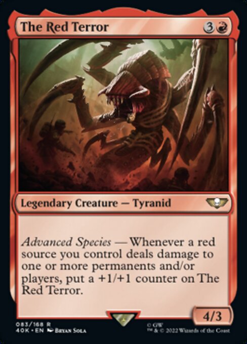 【Foil】【EN】The Red Terror [40K] 赤R No.83★