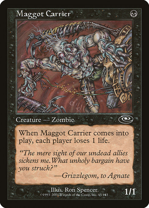 【EN】蛆たかり/Maggot Carrier [PLS] 黒C No.45