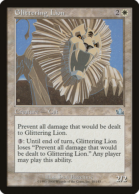 【EN】輝くライオン/Glittering Lion [PCY] 白U No.10