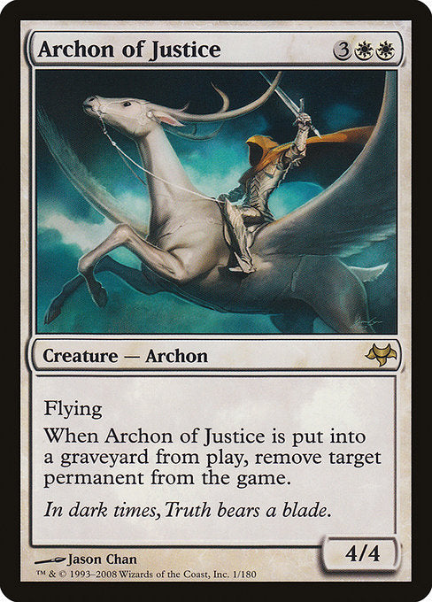 【Foil】【EN】正義の執政官/Archon of Justice [EVE] 白R No.1