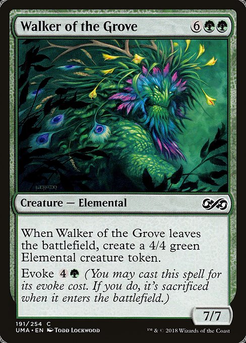 【EN】木立を歩むもの/Walker of the Grove [UMA] 緑C No.191