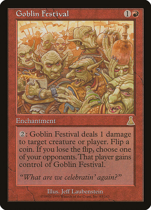 【Foil】【EN】ゴブリンの祝祭/Goblin Festival [UDS] 赤R No.83