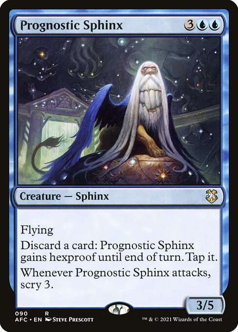 【EN】予知するスフィンクス/Prognostic Sphinx [AFC] 青R No.90