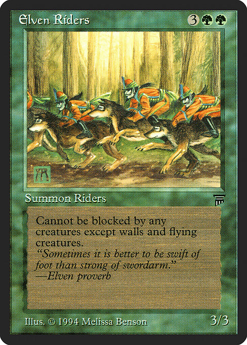 【EN】エルフの騎手/Elven Riders [LEG] 緑R No.183