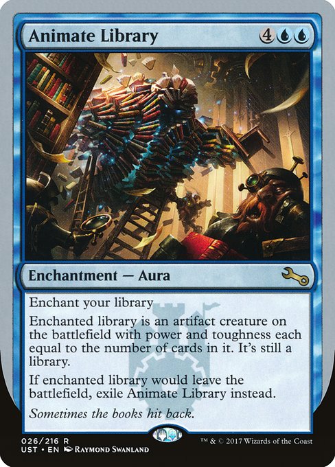 【Foil】【EN】Animate Library [UST] 青R No.26
