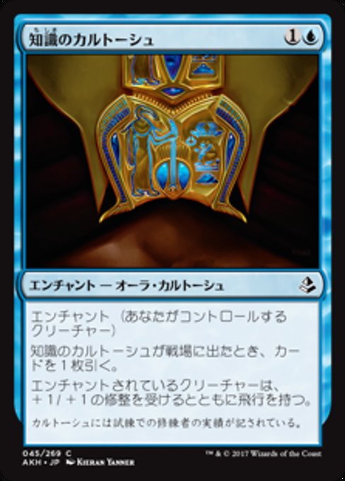 【JP】知識のカルトーシュ/Cartouche of Knowledge [AKH] 青C No.45