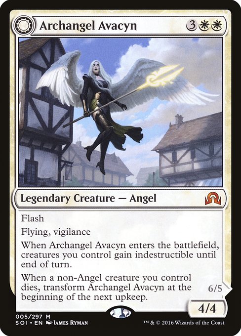 【Foil】【EN】Archangel Avacyn // Avacyn, the Purifier [SOI] 混M No.5