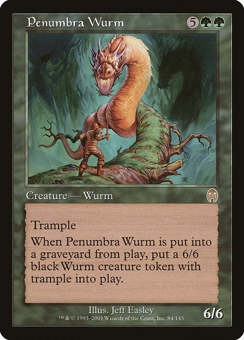 【EN】暗影のワーム/Penumbra Wurm [APC] 緑R No.84