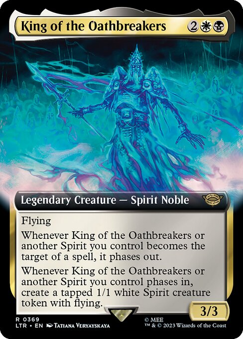 【Foil】【EN】誓言破りし者の王/King of the Oathbreakers [LTR] 金R No.369