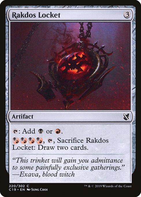 【EN】ラクドスのロケット/Rakdos Locket [C19] 茶C No.220