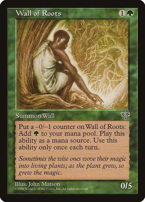 【EN】根の壁/Wall of Roots [MIR] 緑C No.253