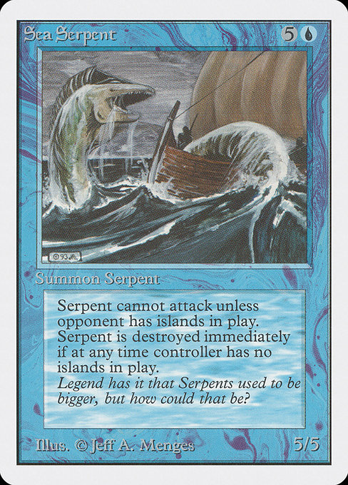 【EN】大海蛇/Sea Serpent [2ED] 青C No.77