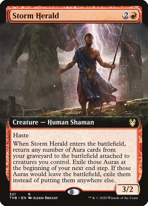 【Foil】【EN】嵐の伝令/Storm Herald [THB] 赤R No.321