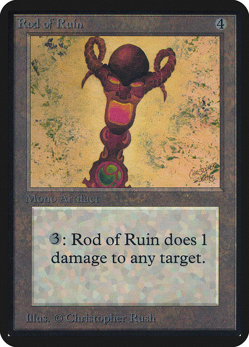 【EN】破滅のロッド/Rod of Ruin [LEA] 茶U No.268