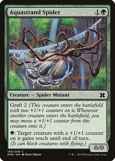 【EN】水辺の蜘蛛/Aquastrand Spider [MM2] 緑C No.140